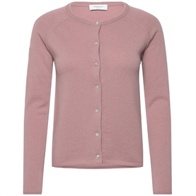 Rosemunde RWLaica LS O-Neck Cardigan, Woodrose